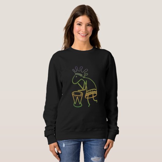 Kokopelli Colorful Sweatshirt (Vorne ganz)