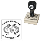 Kokopelli Custom Rubber Briefmarke Gummistempel (Stempel)