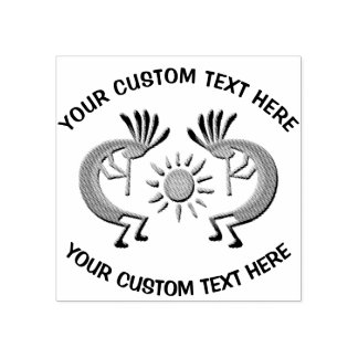Kokopelli Custom Rubber Briefmarke Gummistempel