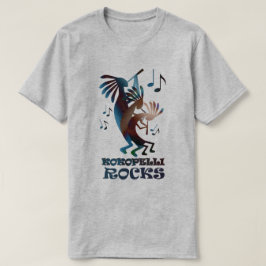Kokopelli Dance Musician Basic Gray T T-Shirt