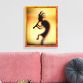 Kokopelli Deity aus guten Zeiten Leinwanddruck (Insitu (Wohnzimmer))