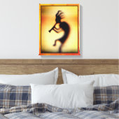 Kokopelli Deity aus guten Zeiten Leinwanddruck (Insitu (Schlafzimmer))