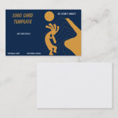 Kokopelli Desert Southwestern Business Card Visitenkarte (Vorne/Hinten)