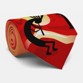 Kokopelli Desert Sunset Necktie Krawatte