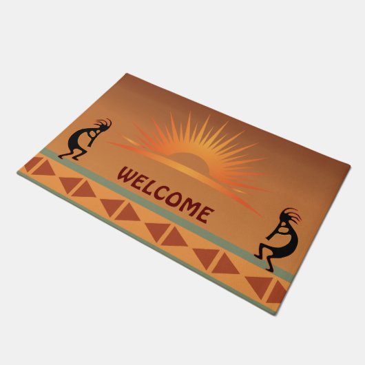 Kokopelli Doormat Fußmatte (Schrägansicht)