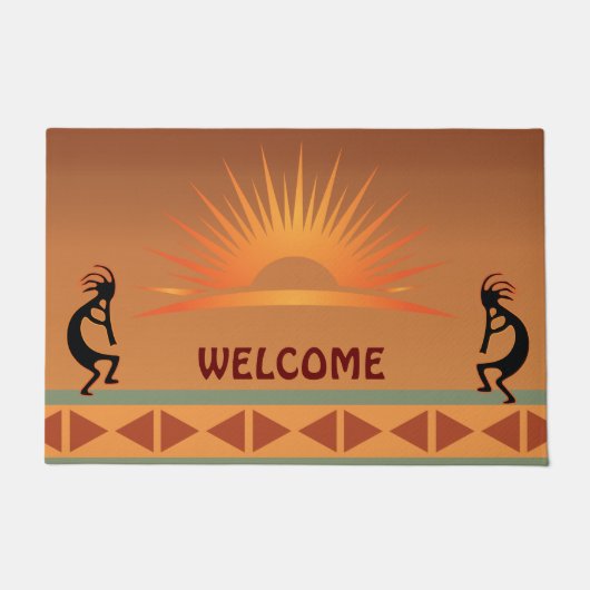 Kokopelli Doormat Fußmatte (Vorderseite)