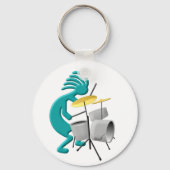 Kokopelli Drummer Schlüsselanhänger (Vorderseite)