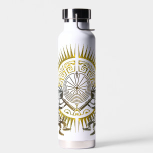 Kokopelli Duo - Mann im Labyrinth - Sonne 1 Trinkflasche