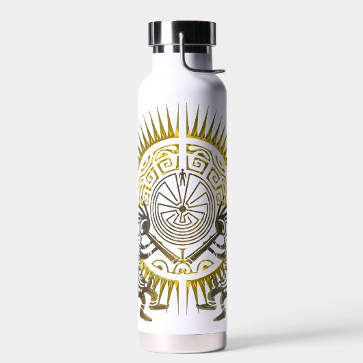 Kokopelli Duo - Mann im Maze - Sonne 1 Trinkflasche (Links)