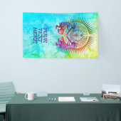Kokopelli Duo - Mann im Maze - Sun 1a Banner (Messeveranstaltung)