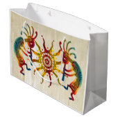 KOKOPELLI DUO SUN + Ihre Ideen Große Geschenktüte (Rückseite Schrägansicht)