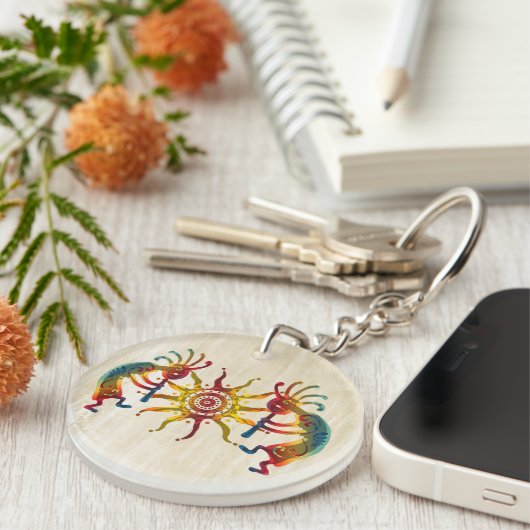 KOKOPELLI DUO SUN + Ihre Ideen Schlüsselanhänger (Vorderseite rechts)