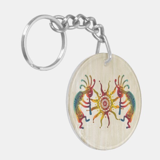 KOKOPELLI DUO SUN + Ihre Ideen Schlüsselanhänger (Vorderseite links)