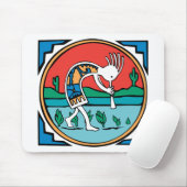 Kokopelli Farbe Mousepad (Mit Mouse)