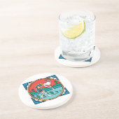 Kokopelli Farbe Untersetzer (Seite)