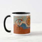 Kokopelli - Felsen-Kunst Tasse (Links)