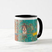 Kokopelli - Felsen-Kunst Tasse (VorderseiteRechts)