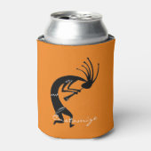 Kokopelli Flöte Player Thunder_Cove Dosenkühler (Kanne Vorderseite)