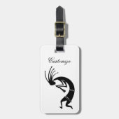 Kokopelli Flöte Player Thunder_Cove Gepäckanhänger (Vorderseite vertikal)
