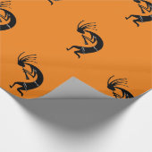 Kokopelli Flöte Player Thunder_Cove Geschenkpapier (Ecke)