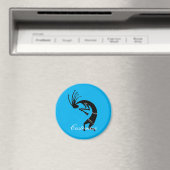 Kokopelli Flöte Player Thunder_Cove Magnet (In Situ (Geschirrspüler))