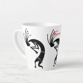 Kokopelli Flöte Player Thunder_Cove Milchtasse (Linke Ecke)