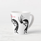 Kokopelli Flöte Player Thunder_Cove Milchtasse (Rechte Ecke)