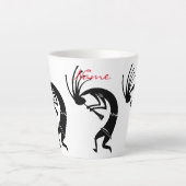 Kokopelli Flöte Player Thunder_Cove Milchtasse (Vorderseite)