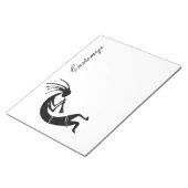 Kokopelli Flöte Player Thunder_Cove Notizblock (angewinkelt)