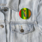 Kokopelli Flötenspieler Button (Beispiel)