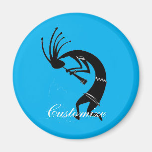 Kokopelli Flötenspieler Thunder_Cove Magnet