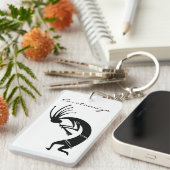 Kokopelli Flötenspieler Thunder_Cove Schlüsselanhänger (Vorderseite rechts)
