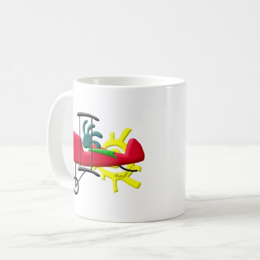 Kokopelli gebürtiger kaffeetasse (Vorderseite Links)
