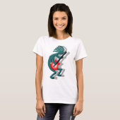 Kokopelli Gitarre T-Shirt (Vorne ganz)