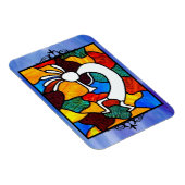 Kokopelli Glass Magnet (Rechte Seite)