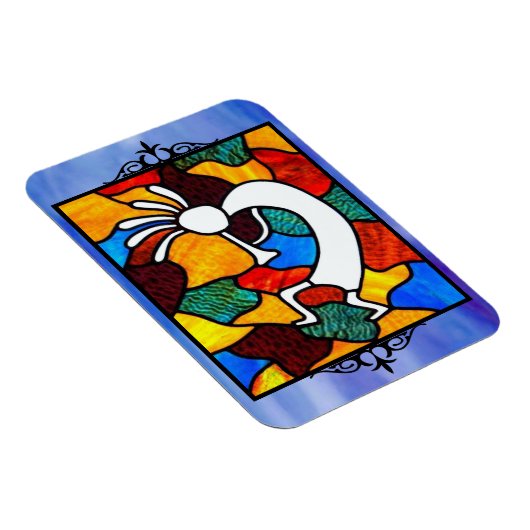 Kokopelli Glass Magnet (Rechte Seite)