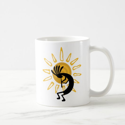 Kokopelli Gold Tasse (Rechts)