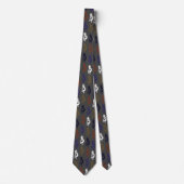 Kokopelli Group Flute Playing Figures Neck Tie Krawatte (Vorderseite)