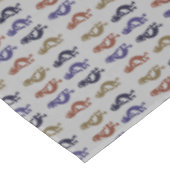 Kokopelli Group of Flute Playing Figures - Tablett Tischdecke (Schrägansicht)