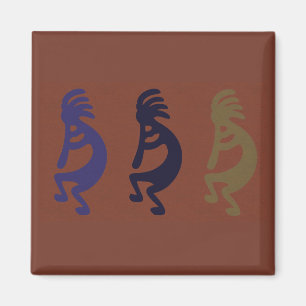 Kokopelli Gruppe der Figuren Magnet