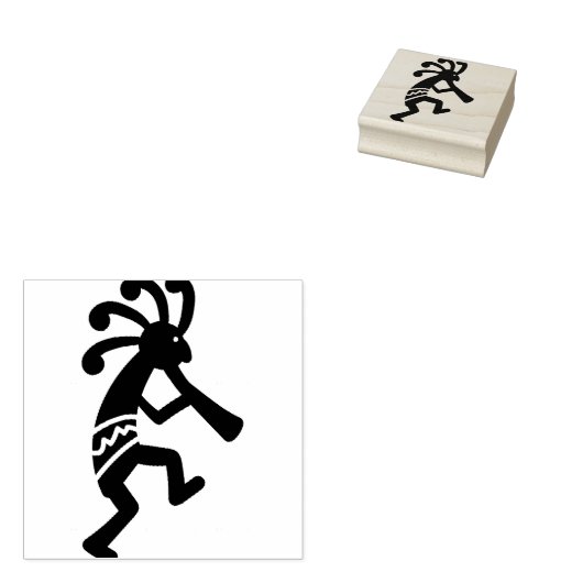 Kokopelli Gummistempel (Stempel)