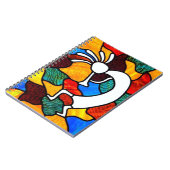 Kokopelli-Hartglas Notizblock (Linke Seite)