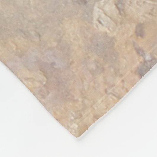 Kokopelli Horn-und Flötenspieler-Petroglyphe Fleecedecke (Ecke)