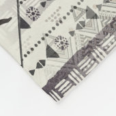 Kokopelli - Indianerisches amerikanisches Muster n Fleecedecke (Ecke)