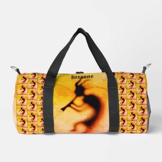 Kokopelli Inspirational Personalisiert Duffle Bag (Vorderseite)