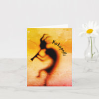 Kokopelli Joy Viel Glück Note Card