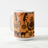 KOKOPELLI  KAFFEETASSE (Vorderseite Links)