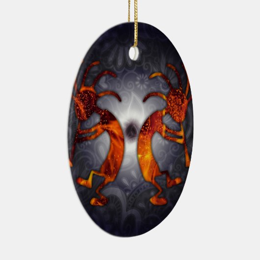 kokopelli keramik ornament (Rechts)