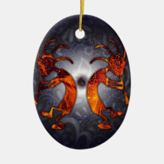 kokopelli keramik ornament (Vorne)