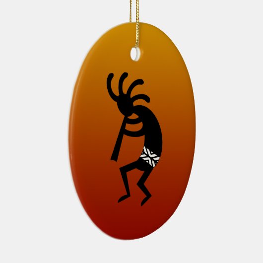 Kokopelli Keramik Ornament (Rechts)